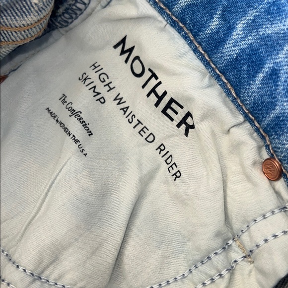 MOTHER High Waisted Rider Skimp - Picture 7 of 14